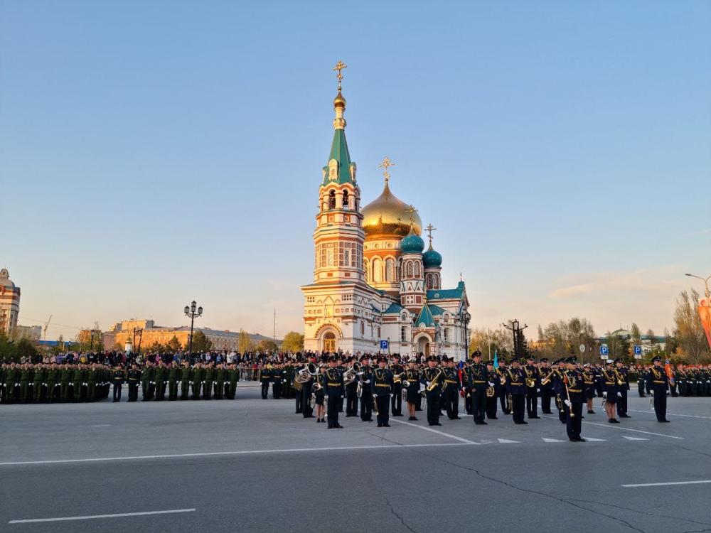 5 мая в Омске прошла генеральная репетиция парада Победы