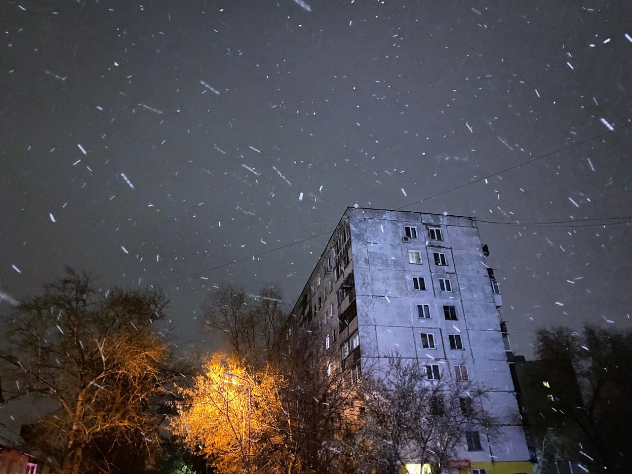 Фотоподборка выходного дня с пейзажами омского межсезонья