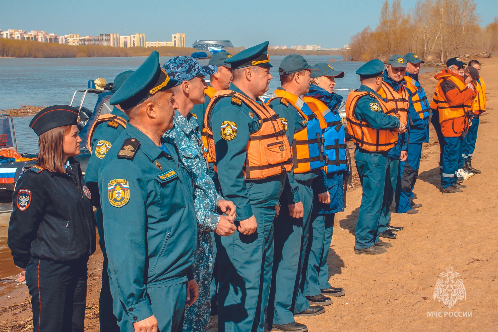 В Омске проинспектировали готовность спасательных плавсредств
