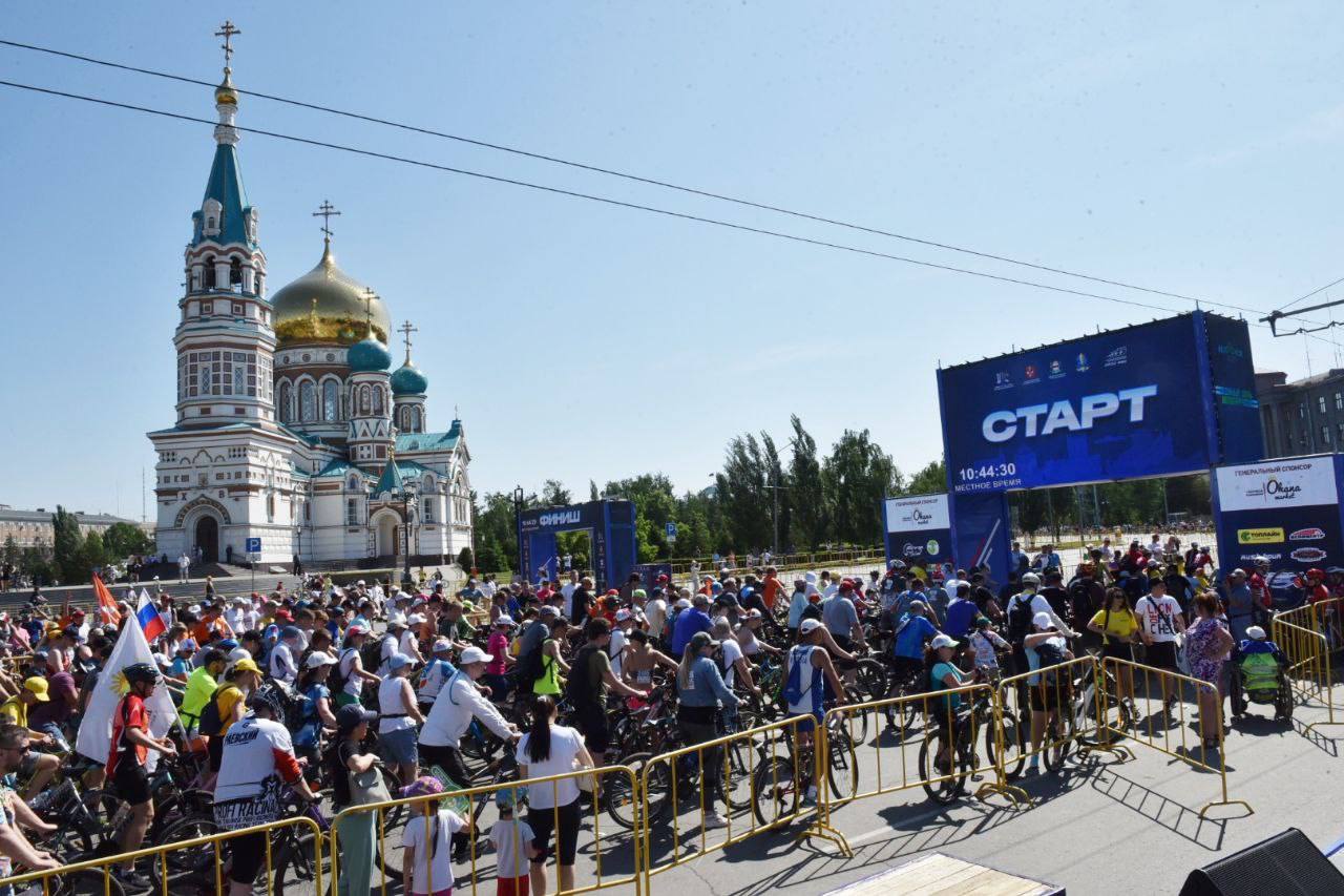 Поучаствовать в "ВелоОмске-2023" приехало 4 тысячи горожан