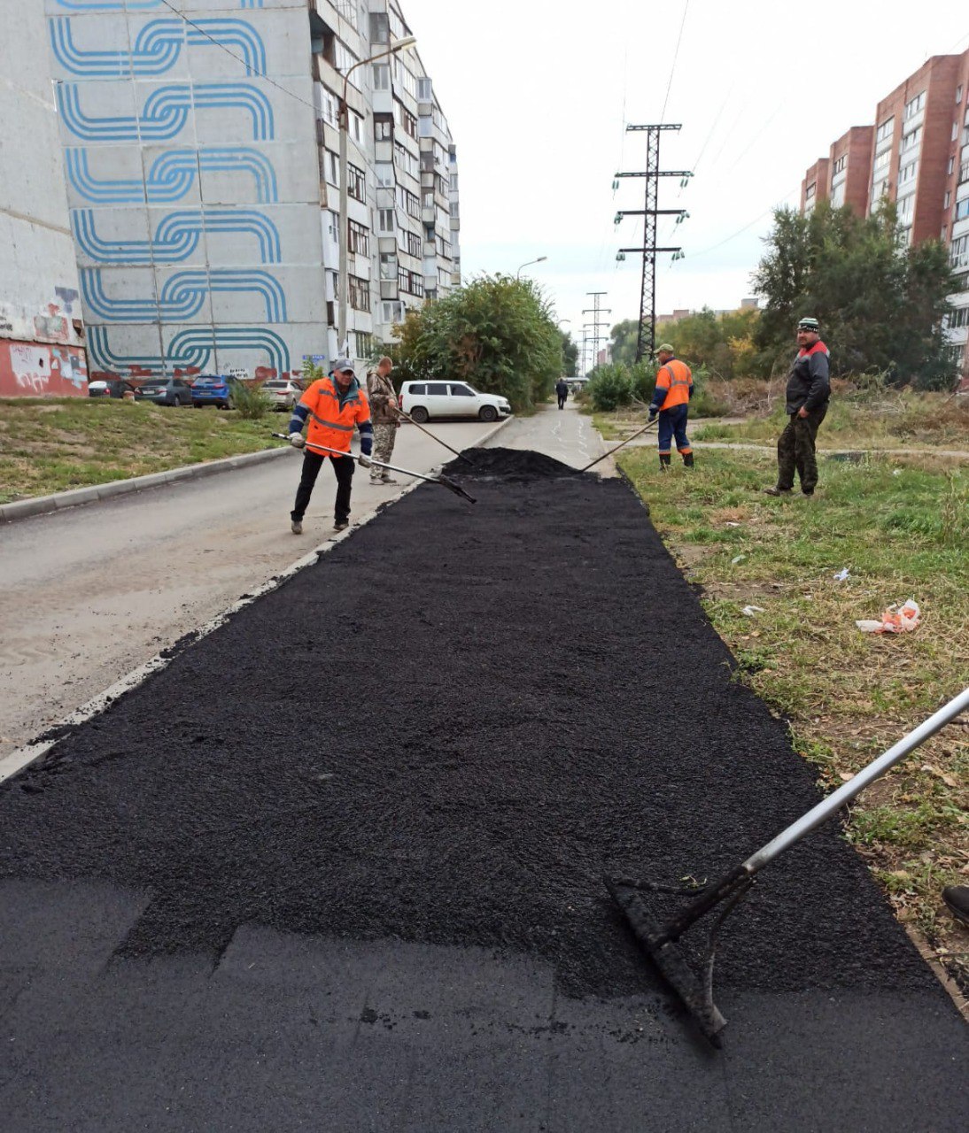 В Омске продолжается сезон дорожных работ