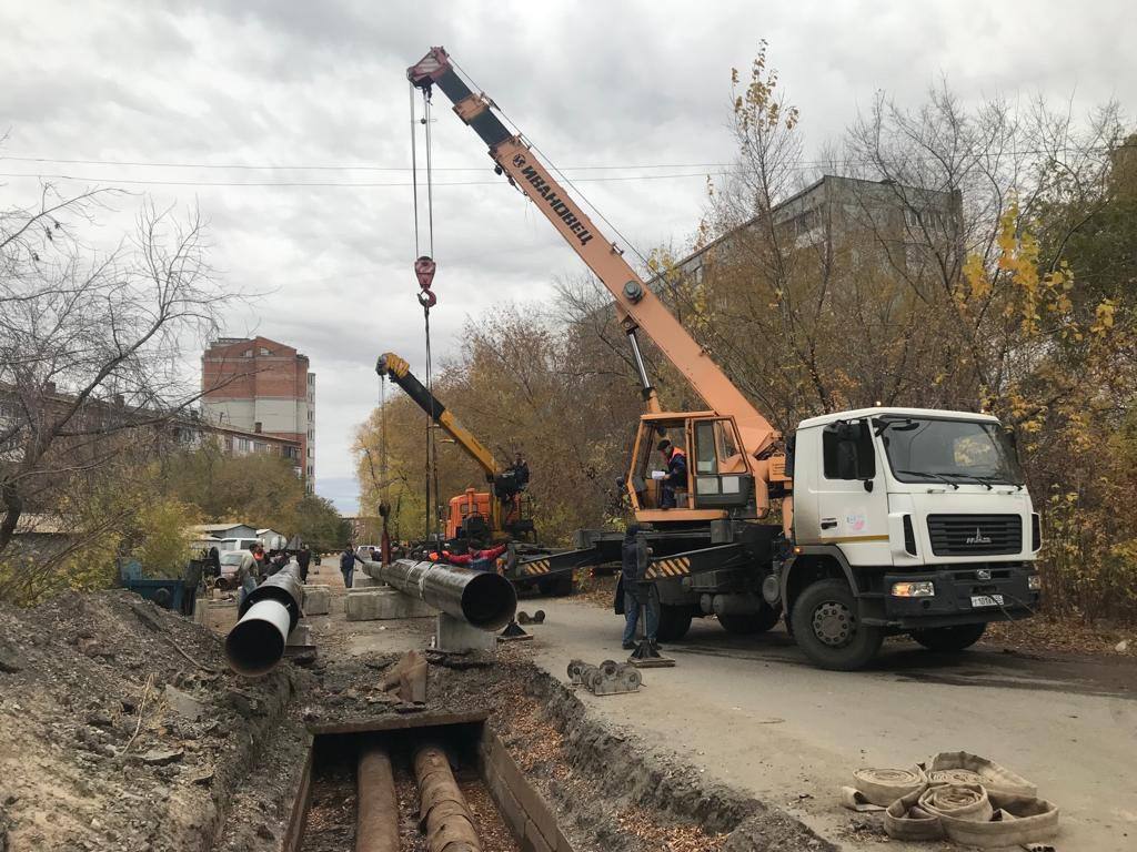 В Омске завершился ремонт на двух участках трубопровода