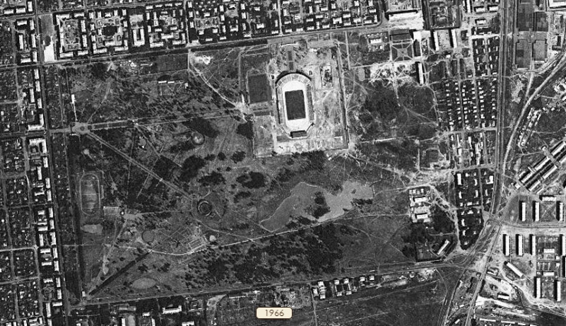 Как изменился омский парк за 10 лет - сравниваем снимки со спутников