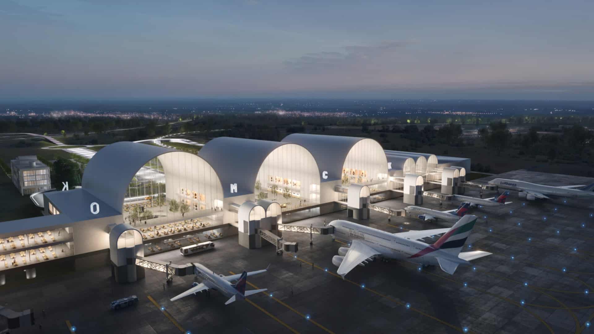 В Омске выбрали проекты нового аэропорта, за которые проголосуют омичи
