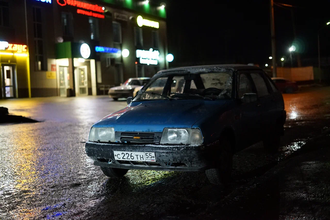 В середине апреля Омск засыпало снегом - фоторепортаж