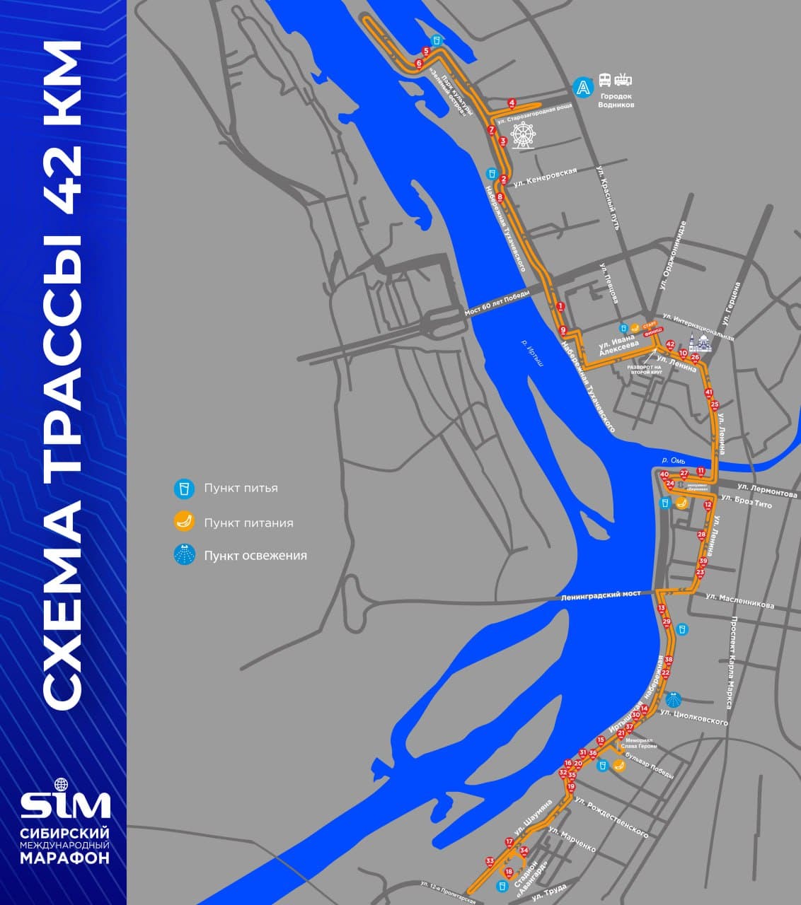 Старт и финиш SIM вернули на Соборную площадь — есть схемы маршрутов дистанций