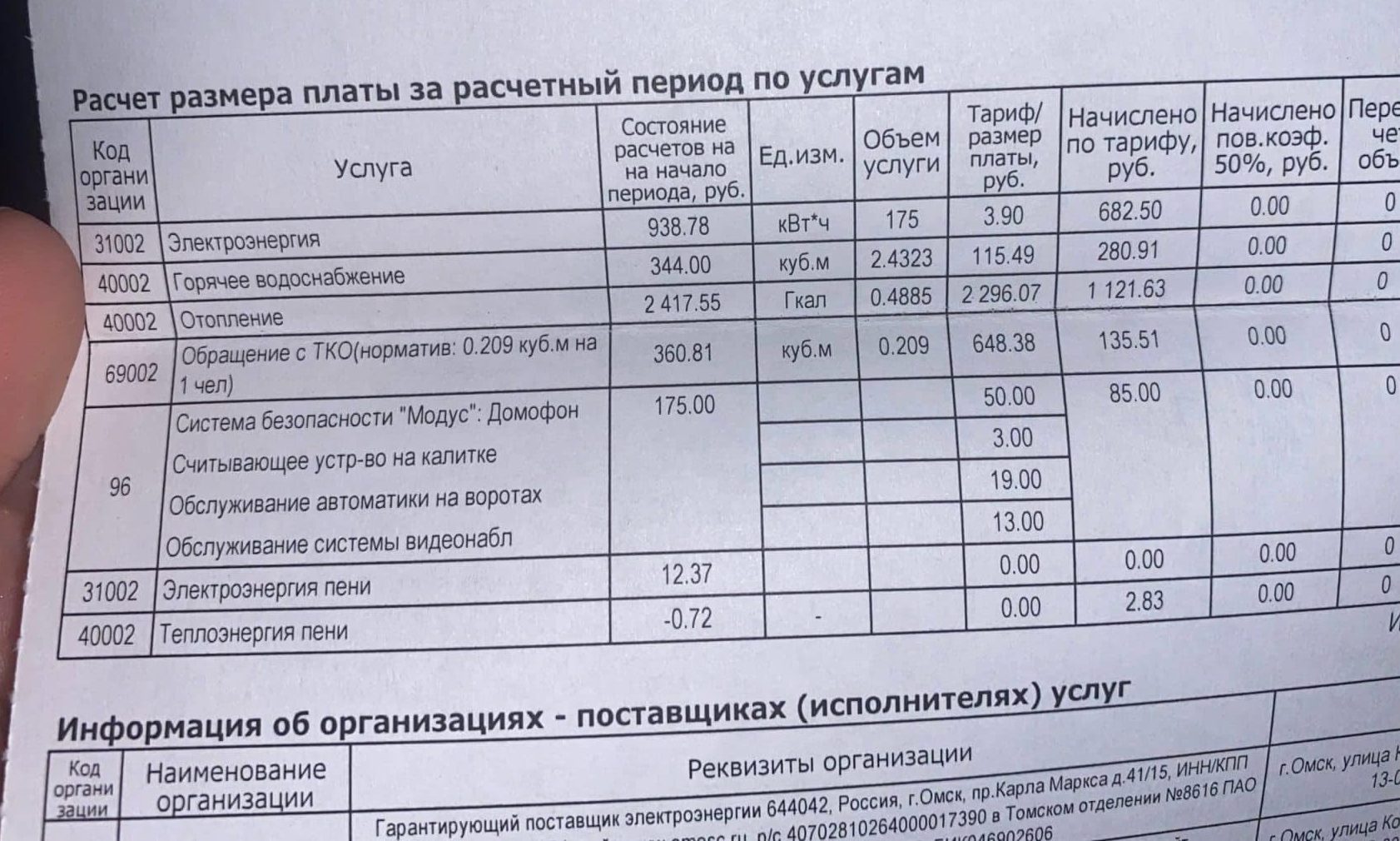 Омичам пришли квитанции за мусор в новом формате - разбираемся, как их правильно считать