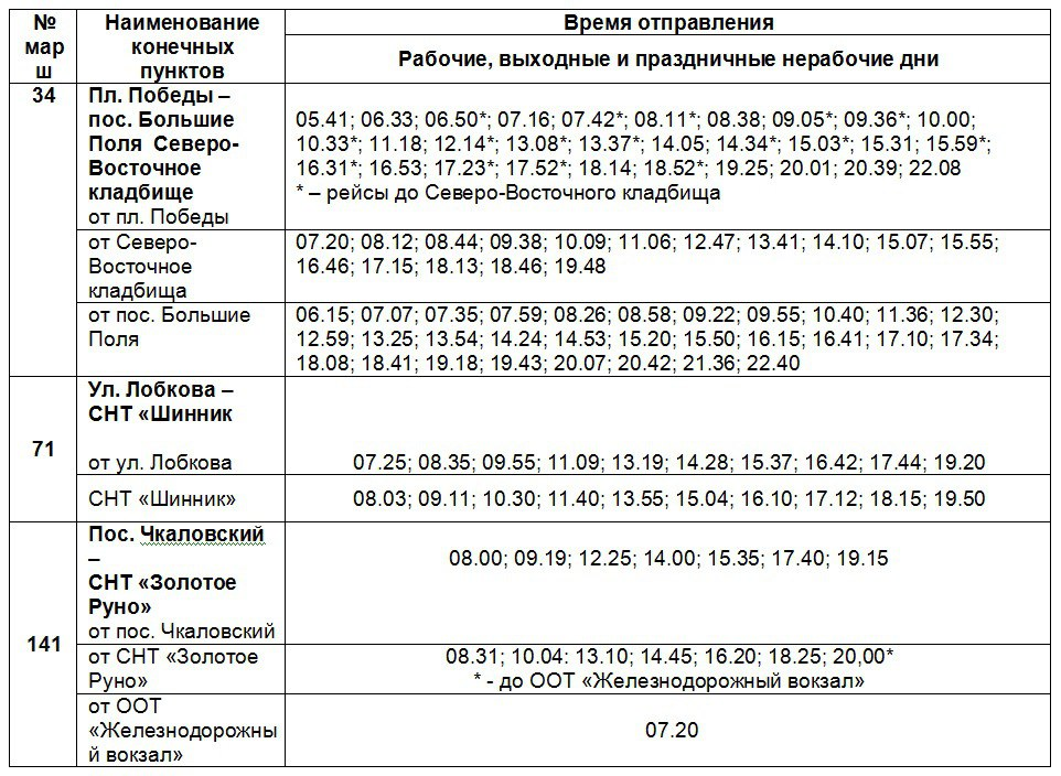 Стало известно, каким будет расписание дачных маршрутов в Омске