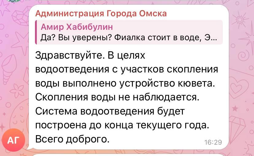 Дачи в Осташково снова в воде, но в омской мэрии это отрицают