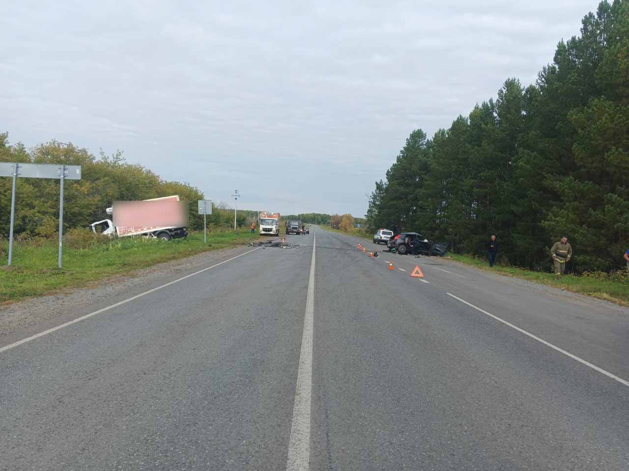 На трассе Омск – Тара в ДТП с большегрузом погиб молодой парень