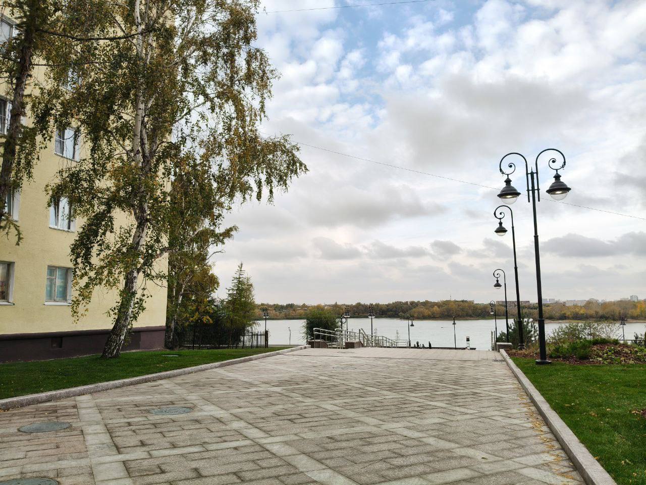В Омске  дальнейшее благоустройство набережной Иртыша перенесли на 2026 год