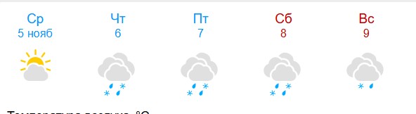 Короткая рабочая неделя у омичей будет снежной