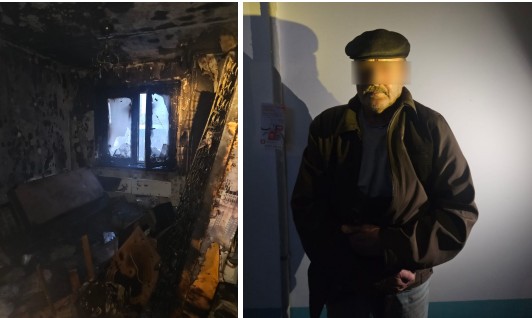 В Омске пенсионер поджег квартиру из-за обиды на бывшую жену