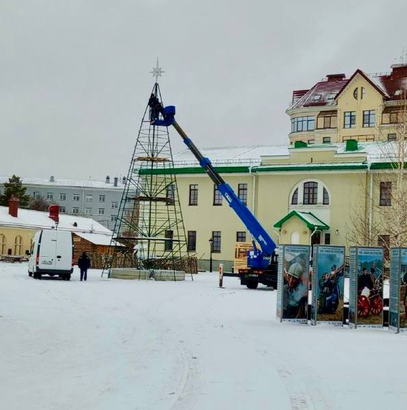 В Омской крепости начали готовится к Новому году