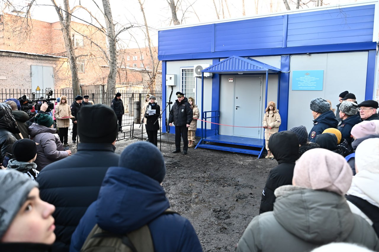 Новый пункт полиции открылся в Омске накануне профессионального праздника