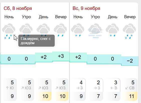 Снежно-дождливые выходные предрекают синоптики омичам