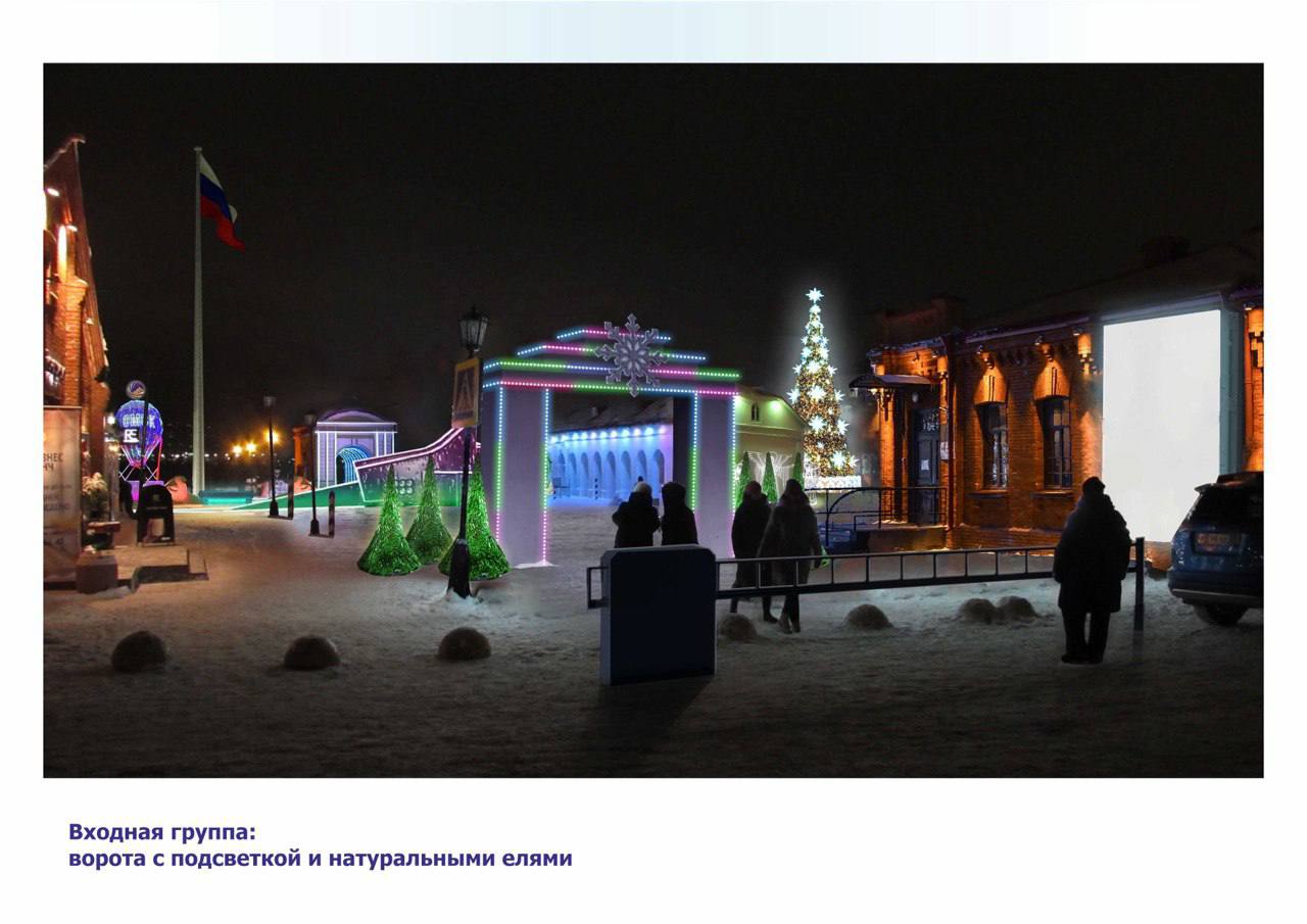 Омск преображается к новогодним праздникам